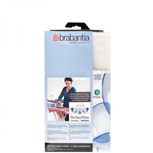 Pokrowiec na deskę do prasowania BRABANTIA PerfectFlow Bubbles, rozmiar D, 135x45 cm