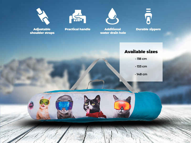 Фото - Чохол для лиж / борда Pokrowiec Na Deskę Snowboardową Dla Dzieci Snowsport Snowboard Bag Cats