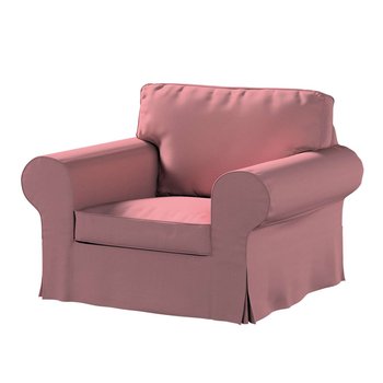Pokrowiec na fotel Ektorp, Cotton Panama, zgaszony róż, 103x82x73 cm - Dekoria