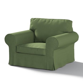 Pokrowiec na fotel Ektorp, DEKORIA, Cotton Panama, zielony  - Dekoria