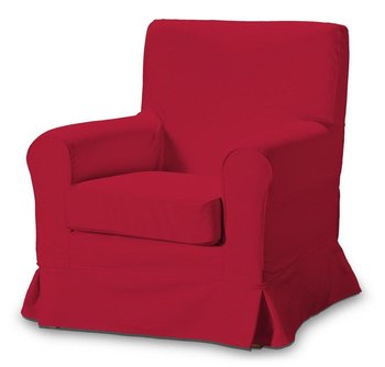Pokrowiec na fotel Ektorp, DEKORIA, Jennylund, Cotton Panama, czerwony  - Dekoria