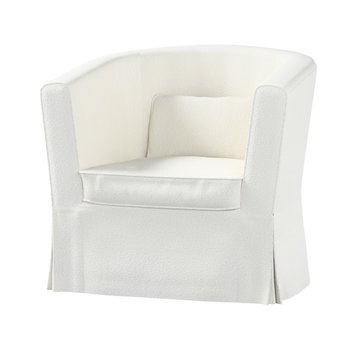 Pokrowiec na fotel Ektorp Tullsta, biała bukla, 79 x 69 x 78 cm, Teddy - Dekoria