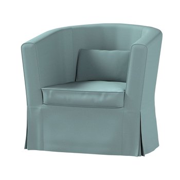 Pokrowiec na fotel Ektorp Tullsta, Cotton Panama, eukaliptusowy błękit, 79x69x78 cm - Dekoria