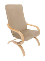 Pokrowiec na fotel finka szary beż welur elastyczn [21fd] 