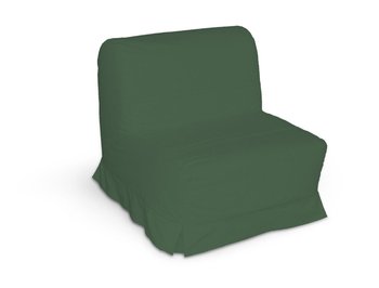 Pokrowiec na fotel Lycksele z kontrafałdami, Forest Green (zielony), sofa Lycksele 1os., Cotton Panama - Dekoria