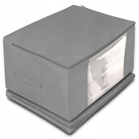 POKROWIEC NA KOŁDRĘ POŚCIEL UBRANIA KOCE ORGANIZER 60X45X30CM