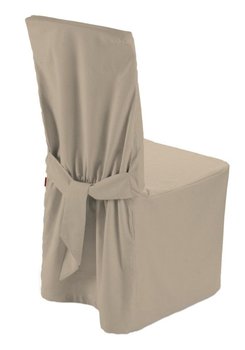 Pokrowiec na krzesło, DEKORIA, Cotton Panama, beżowy, 45x94 cm - Dekoria