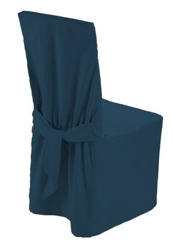 Pokrowiec na krzesło, DEKORIA, Cotton Panama, niebieski, 45x94 cm - Dekoria