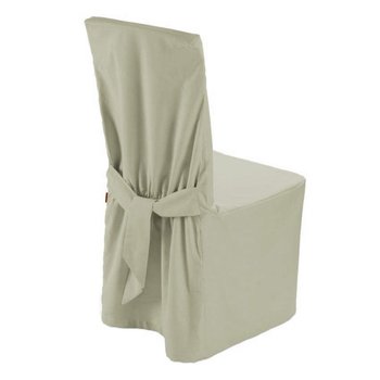 Pokrowiec na krzesło, jasna oliwka, 45 x 94 cm, Loneta - Dekoria