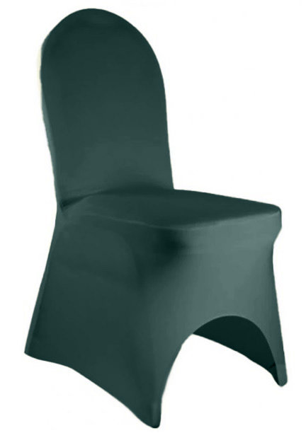 Zdjęcia - Pokrowiec na meble POKROWIEC na krzesło ZIELONY BANKIETOWY elastyczny
