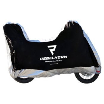Pokrowiec na motocykl z kufrem REBELHORN Cover II M - Rebelhorn