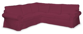Pokrowiec na narożną sofę Ektorp, DEKORIA, Cotton Panama, śliwkowy - Dekoria