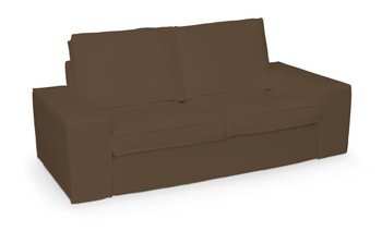 Pokrowiec na nierozkładaną sofę 2-osobową Kivik, DEKORIA, Cotton Panama, brązowy - Dekoria