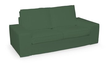 Pokrowiec na nierozkładaną sofę 2-osobową Kivik, DEKORIA, Cotton Panama, zielony  - Dekoria