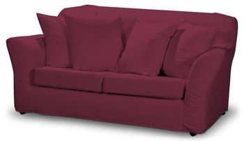 Pokrowiec na nierozkładaną sofę 2-osobową Tomelilla, DEKORIA, Cotton Panama, śliwkowy - Dekoria