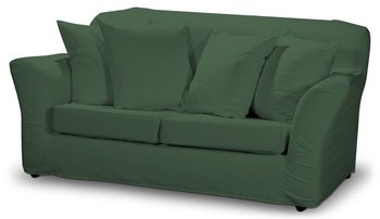 Pokrowiec na nierozkładaną sofę 2-osobową Tomelilla, DEKORIA, Cotton Panama, zielony - Dekoria