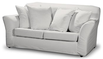 Pokrowiec na nierozkładaną sofę 2-osobową Tomelilla, DEKORIA, Etna, kremowa biel - Dekoria