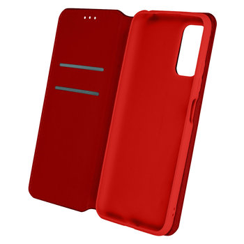 Pokrowiec na Redmi Note 10 5G / Poco M3 Pro Funkcja portfela Obsługa wideo czerwony - Avizar