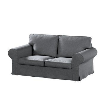 Pokrowiec na sofę dwuosobową nierozkładaną Ektorp, DEKORIA, ciemno szary melanż, 173x83x73 cm - Dekoria