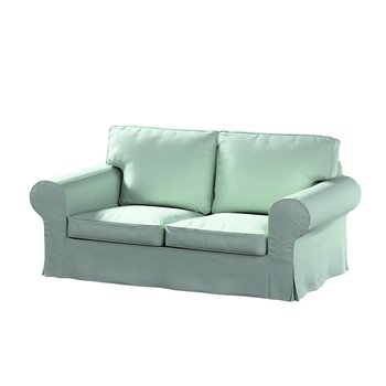 Pokrowiec na sofę Ektorp 2-osobową rozkładaną, Living, pastelowy błękit, 200x90x73 cm - Dekoria