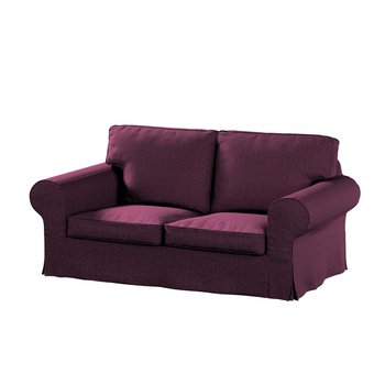 Pokrowiec na sofę Ektorp 2-osobową, rozkładaną, model do 2012, fioletowy, 195 x 90 x 73 cm, Living - Dekoria