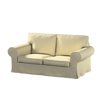Pokrowiec na sofę Ektorp 2-osobową rozkładaną, model po 2012, kremowy szenil, 200 x 90 x 73 cm, Living - Dekoria