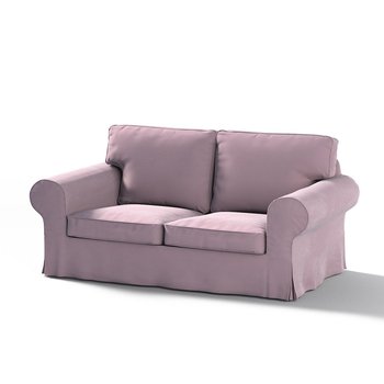 Pokrowiec na sofę Ektorp rozkładaną 2-osobową, DEKORIA, STARY MODEL, zgaszony róż - Dekoria