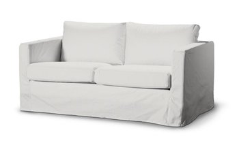 Pokrowiec na sofę Karlstad 2-osobową nierozkładaną, DEKORIA, Etna, długi, kremowa biel - Dekoria