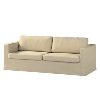 Pokrowiec na sofę Karlstad 3-osobową nierozkładaną, Manchester, długi, biszkoptowy sztruks, 204x89x66 cm - Dekoria