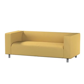 Pokrowiec na sofę Klippan 2-osobową, Cotton Panama, zgaszony żółty, 177x88x66 cm - Dekoria