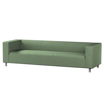 Pokrowiec na sofę Klippan 4-osobową, Amsterdam, zielony melanż, 246x86x58 cm - Dekoria