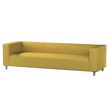 Pokrowiec na sofę Klippan 4-osobową, złoty żółty szeniil, 246 x 86 x 58 cm, Living - Dekoria