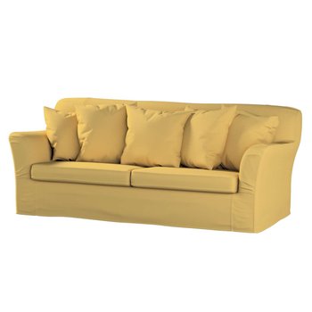 Pokrowiec na sofę Tomelilla 3-osobową rozkładaną, Cotton Panama, zgaszony żółty, 197x95x75 cm - Dekoria