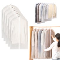 Pokrowiec na ubrania odzież garnitur sukienkę ochronny 80x60 zestaw 5 szt