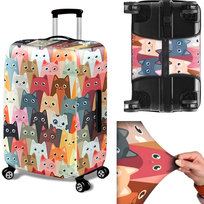 Pokrowiec Na Walizkę Podróżną Ochronny Etui Rozmiar L Duży Bagaż 70x50x29cm