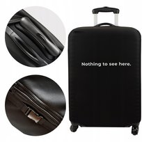 Pokrowiec na walizkę Sillar z motywem nothing to see here 62 x 43 x 27 cm M