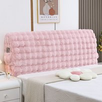 Pokrowiec Narzuta Na Zagłówek Wezgłowie Łóżka 180X65 Cm Różowy