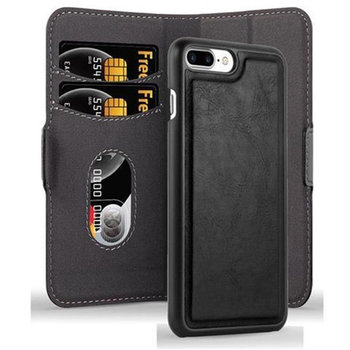 Pokrowiec Ochronny Do Apple iPhone 7 PLUS / 7S PLUS / 8 PLUS Etui w CZARNY WĘGIEL Obudowa Case Cover Cadorabo - Cadorabo