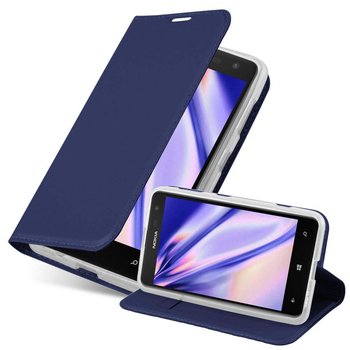 Pokrowiec Ochronny Do Nokia Lumia 625 Etui w CLASSY CIEMNY NIEBIESKI Case Obudowa Ochronny Cover Cadorabo - Cadorabo