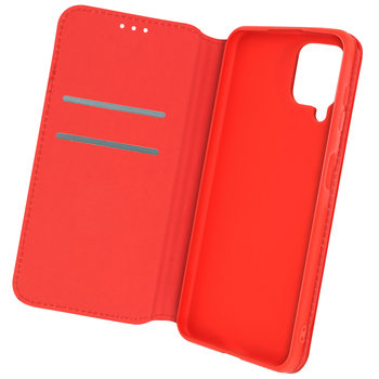 Pokrowiec Samsung Galaxy A22 Wallet Function Support Video czerwony - Avizar