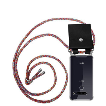 Pokrowiec z łańcuszkiem Do LG G8 ThinQ w KOLOROWA PAPUGA Etui Obudowa Case Cover Ochronny Cadorabo - Cadorabo