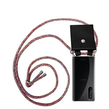 Pokrowiec z łańcuszkiem Do Sony Xperia 1 II w KOLOROWA PAPUGA Etui Obudowa Case Cover Ochronny Cadorabo - Cadorabo