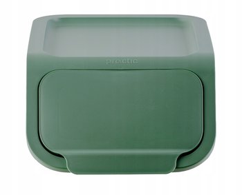 Pokrywa do Pojemnika do Segregacji Odpadów Kosza na Śmieci Bini 25L Zielona - PRACTIC