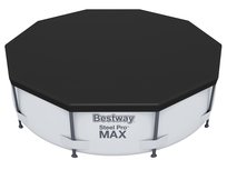Pokrywa mata plandeka zakrycie na Basen stelażowy okrągły 305 cm Bestway 58036