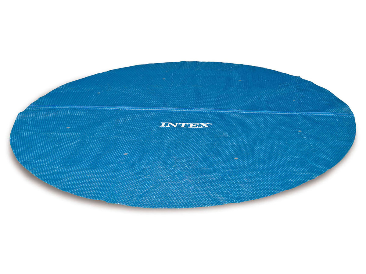 Zdjęcia - Akcesoria do basenów Intex Basenowa plandeka pokrywa solarna, niebieska, 348 cm, polietylen 