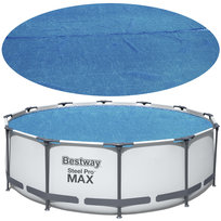 Pokrywa Solarna na Basen Ogrodowy 366cm Plandeka do Basenu Bestway 58242