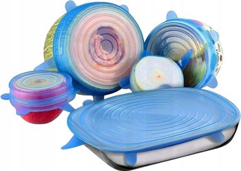 Pokrywki silikonowe uniwersalne do żywności 6 szt - Prestige