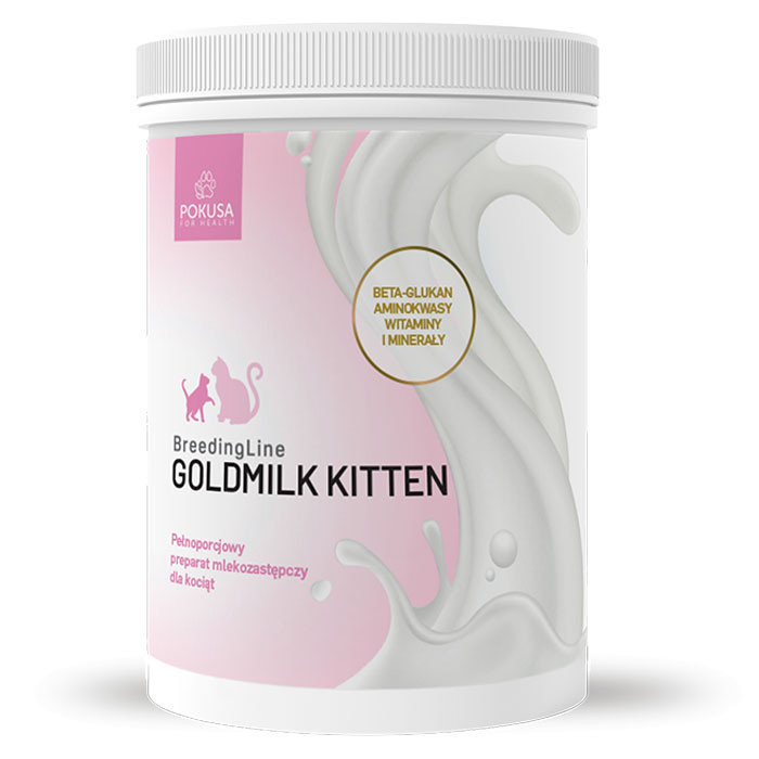 Фото - Ліки й вітаміни LINE Pokusa Breeding  Gold Milk Kitten 500g MLEKO ZASTĘPCZE DLA KOCIĄT 