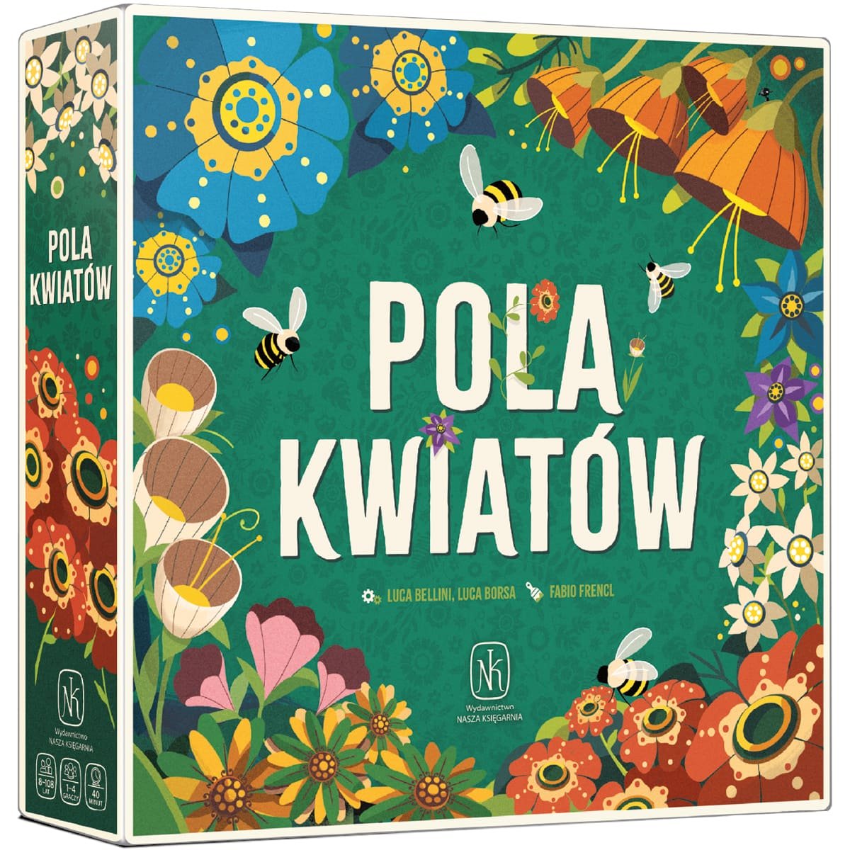 Pola kwiatów, gra planszowa, Nasza Księgarnia (BGG 7.2)