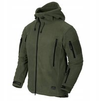 Polar Ciepła Bluza Helikon Patriot z Kapturem Rozpinana Olive Green 2XL